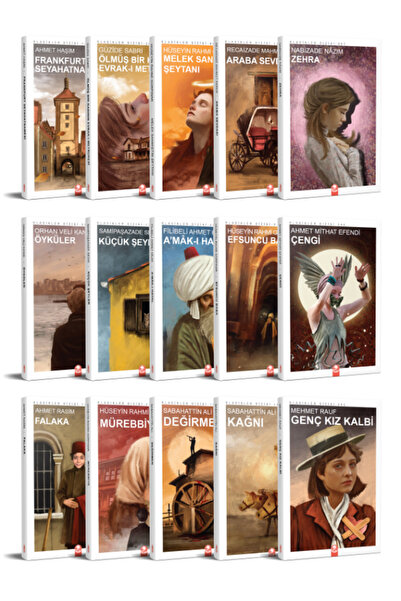 Kızıl Panda Yayınevi Türk Klasikleri Seti - 1 (15 Kitap)