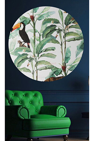 KanvasSepeti ملصق جداري على شكل قماش سميك ذاتي اللصق مزخرف بفن بوهيمي تجريدي