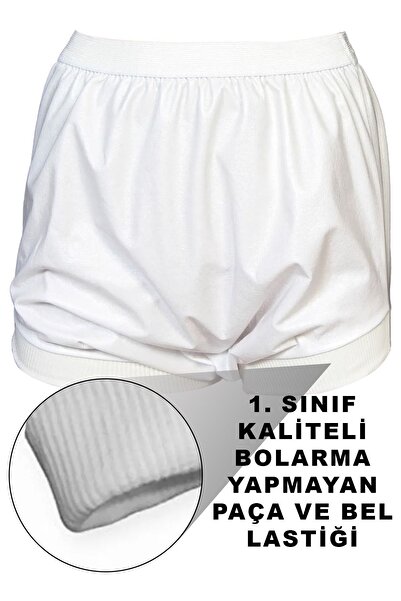 colmed 4xl - 100% Cotton New Generation Slip Washable Liquid Proof Ribbed Short Patient Absorbent Bladder Panties