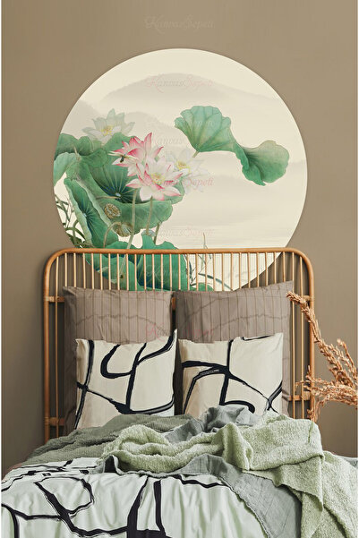 KanvasSepeti Kendiliğinden Yapışkanlı Kalın Kanvas Dokulu Dekoratif Bohem Art...