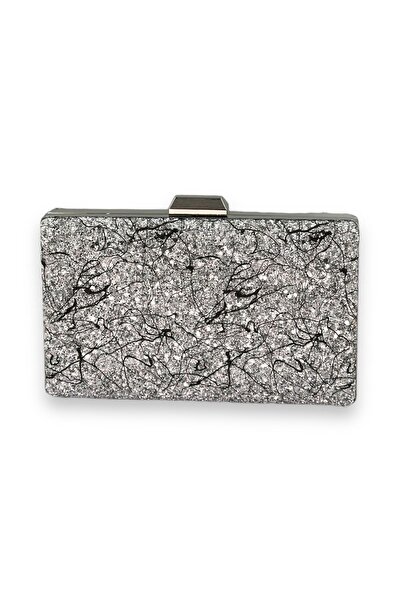 Generic Brand Colorful Sequined Patterned Evening Bag - Wedding Engagement