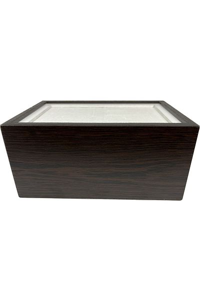Mimoza Wooden Desktop Horizontal Napkin Holder 6 Pieces Restaurant Dispenser Wenge