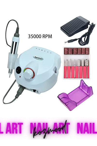KozMood المهنية الكهربائية طحن طلاء الأظافر ملف مانيكير باديكير آلة 35000 دور...