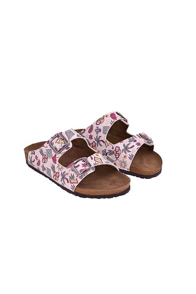 Streetfly Παντόφλες Unisex εμπριμέ ανατομική σόλα