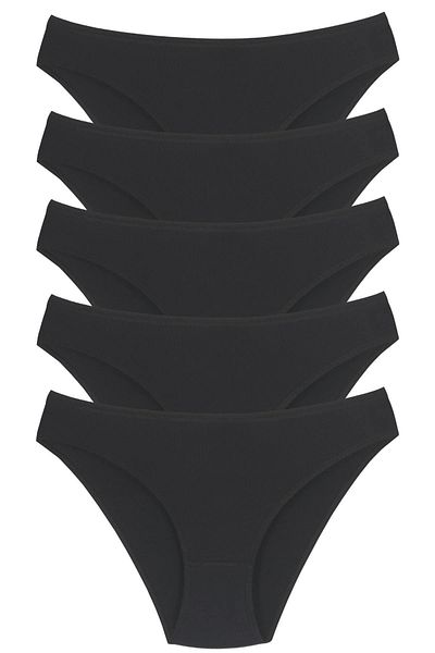 Newlilla 1001 Damen 5-teiliges Daily Slip-Höschen V16