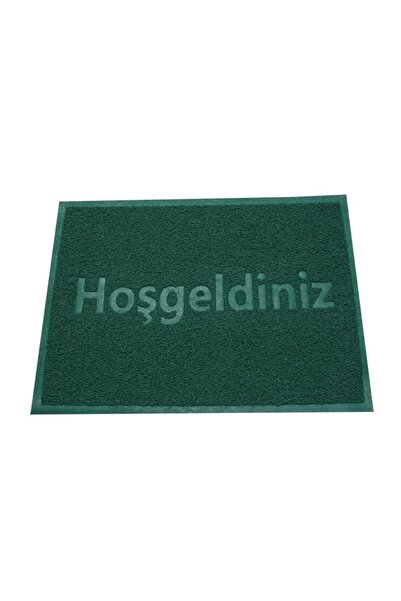 Myfloor Büyük Boy Hoşgeldiniz Baskılı Kıvırcık Kapı Önü Paspası