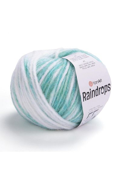 Yarnart RAINDROPS - ΜΠΡΟΥΜΕΝΟ ΧΕΙΡΟΠΛΕΚΤΟ ΣΚΟΡΔΟ EBRULİ-2904