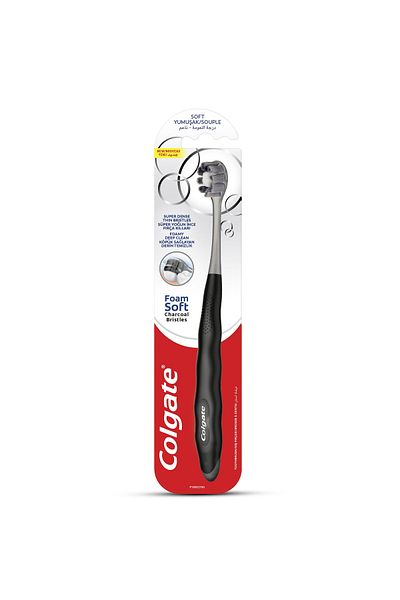 Colgate Black Soft Foam - Gingival Massage and Brush