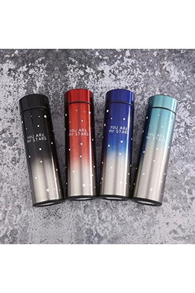 UseMe Dereceli Termos 500 Ml Sıcak Su Termosu LCD Ekran Karışık