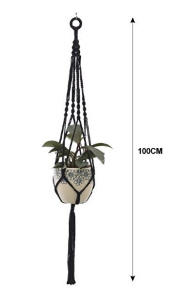 Bela Terra Siyah Makrome Saksılık