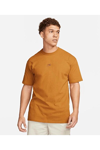 Nike Sportswear Premium Essential Erkek Sarı T-Shirt DO7392-754