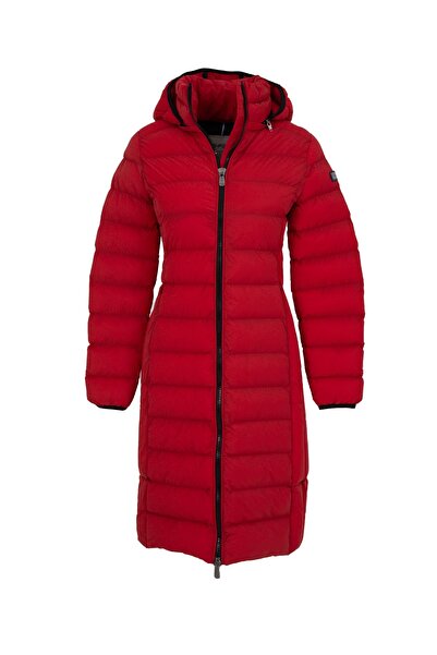 G-FOX WOMEN'S LONG STAND COLLAR REMOVABLE HOODED PADDED PUFFED COAT 8664