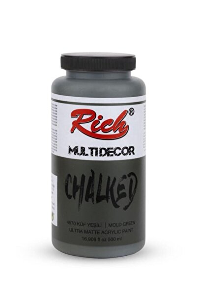 Rich Multi Decor Chalked Akrilik Boya 500 Cc Küf Yeşili