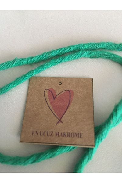 EN UCUZ MAKROME Macrame Rope (10 METERS) Single Twist Scan Hobby Mesh Bag Multipurpose Hobby Packaging Material