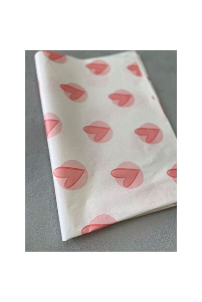 mey OFFICIAL عبوة من 25 ورق قطيفة منقوش على شكل قلب أحمر رسمي من Mey