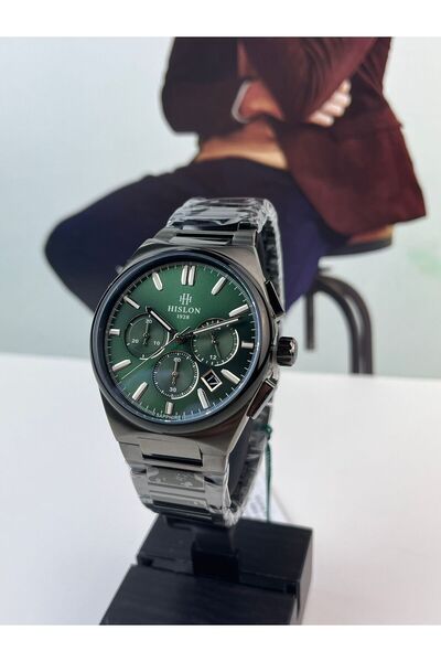 Hislon DAMAT MODEL ERKEK KOL SAATİ SAFİR(ÇİZİLMEZ)CAM 5 ATM SU GEÇİRMEZ 3 YIL GARANTİLİ