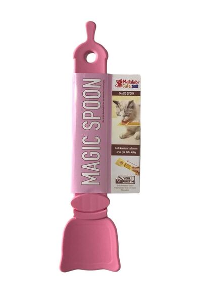 Genel Markalar Magic Spoon Kedi köpek Krema Ödül Maması Yedirme Kaşığı Pembe ...