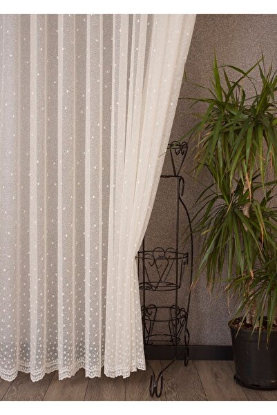 MASSARELLI Fantezi Örme Tül Damla Pilesiz