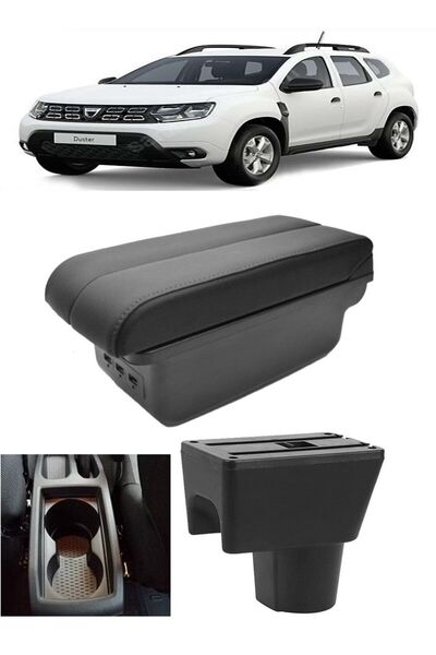 point marketing Dacia Duster 2019-2023 Delmesiz Vidasız Kol Dayama Kolçak