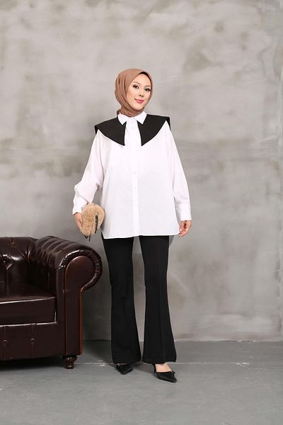 Nergis Neva Butik Τουνίκ με λεπτομέρεια Sailor Collar