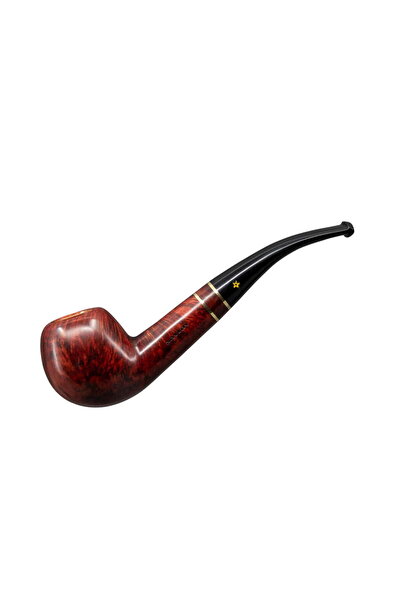 Şahin Sarı Yıldız 131 9mm. Filtreli Ebonit Saplı Pipo (237150)