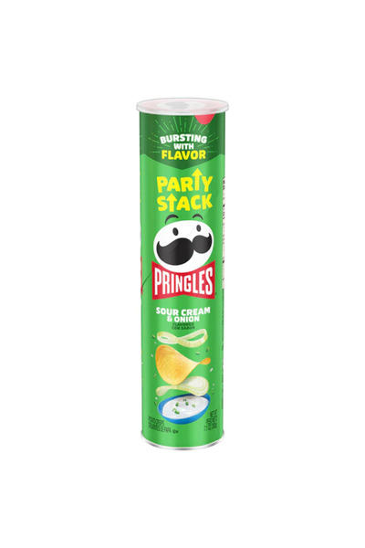 Pringles Prıngles Sour Cream & Onıon Flovored Con Sabor Party Stack 203 gr