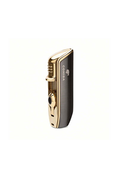 COHİBA Cohiba 3lü Torch Antrasit Puro Çakmağı (8102AT)