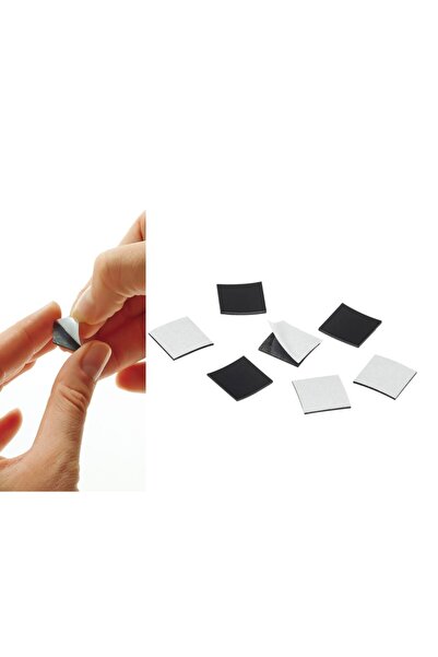 Hdg 450 Adet Etiket Magnet Yapışkanlı Magnet Mıknatıs, Dolap Mıknatısı 2x2cm Kare Kesimli Şerit Mıknatıs