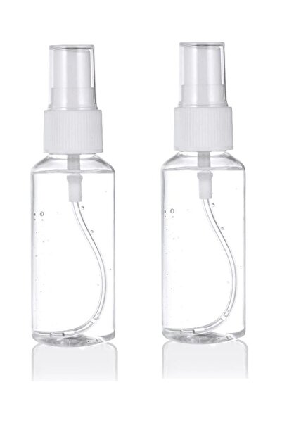 SPELT 30 ml Şeffaf Sprey Şişesi Boş Pet Şişe Kozmetik Atomizer 2'li
