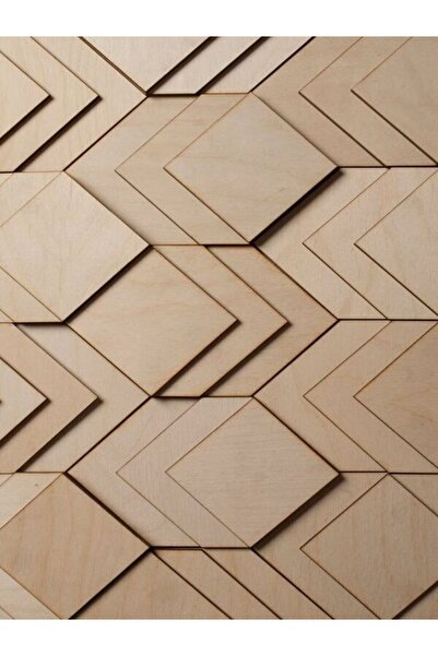 TNCN Mobilya ÇAMLICA DUVAR PANELİ (2 ADET) Dekoratif, Duvar Çıtası, Ahşap Duv...