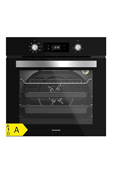 Silverline Bo6504b01 Multifonksiyonel Siyah Ankastre Fırın