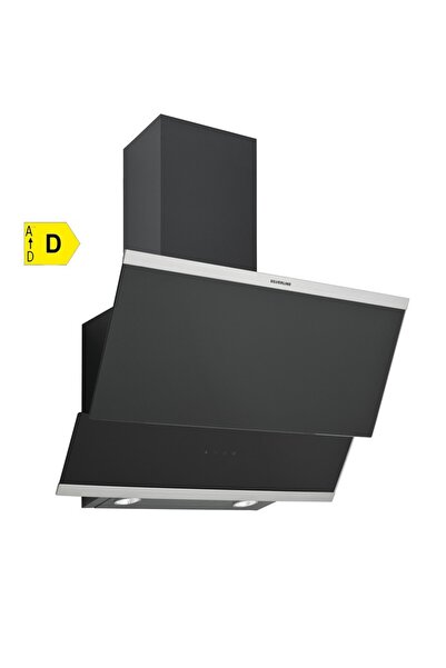 Silverline 3420 Classy Siyah 60cm Dekoratif Camlı Davlumbaz