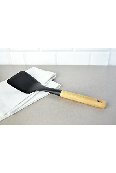 Nishev Small Wooden Handle Spatula Kitchen Tool -p000051x