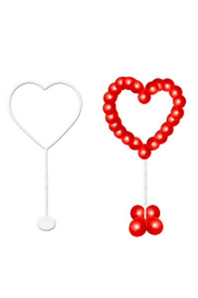 TURKUAZ PARTY Heart Patterned Balloon Stand