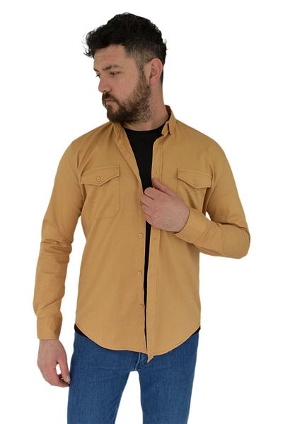 DYNAMO Men's Sports Shirt Silim Fit 9957 Bgl-st02724