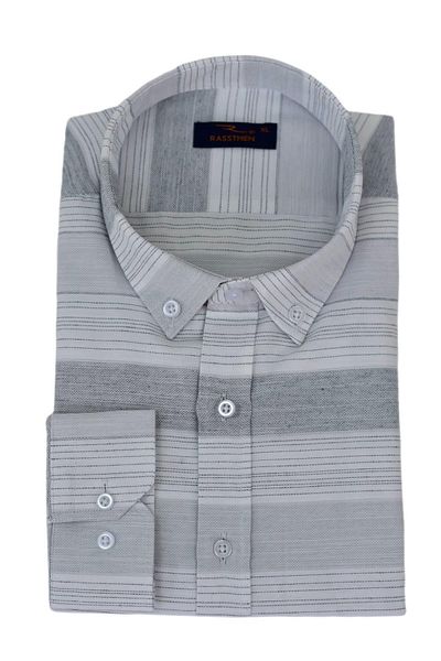 rasstmen Мъжка риза Slim Fit на райета BGL-ST03097