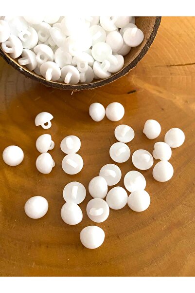 canan dizayn 11,5 Mm Ayaklı Inci Düğme(30 ADET) – Diğer Aksesuarlar