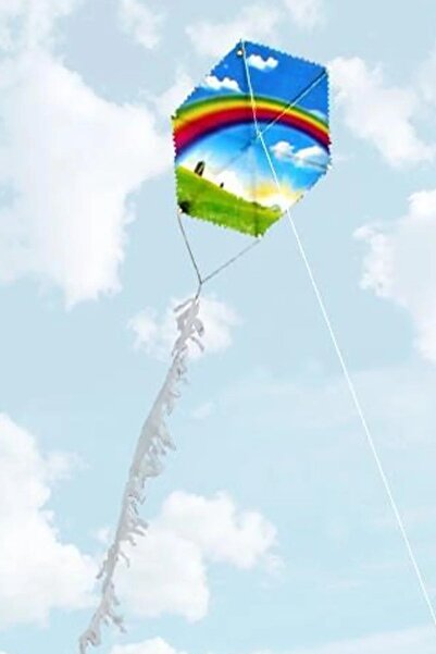 hak-iş oyuncak Altıgen Uçurtma Gökkuşağı 50 Adet