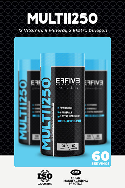Effive Nutrition Multi1250 Multi Vitamin & Mineral 120 Tablet