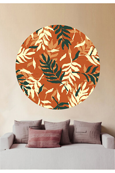 KanvasSepeti ملصق جداري على شكل قماش سميك ذاتي اللصق مزخرف بفن بوهيمي تجريدي