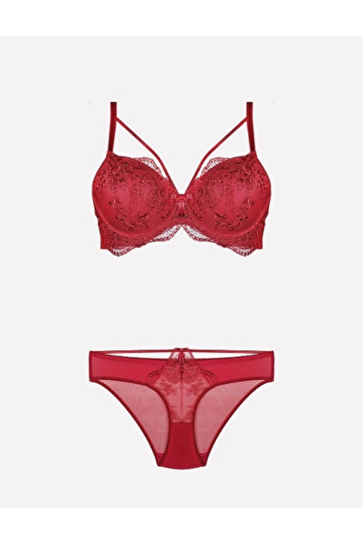 Güya Tekstil مجموعة حمالة صدر مدعمة من Nurteks 4485