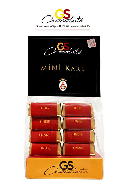 Galatasaray Spesiyal Mini Kare Fındık Çikolata 8 Adet