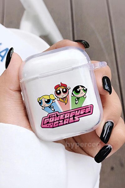 WANNA PROTECT Airpods 1 Ve 2. Nesil Uyumlu Desenli Tasarım Şeffaf Silikon Air...