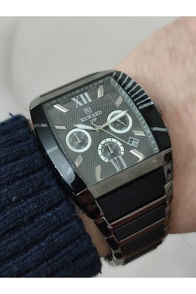 Reward Steel Case Men's Wristwatch Functional 2005