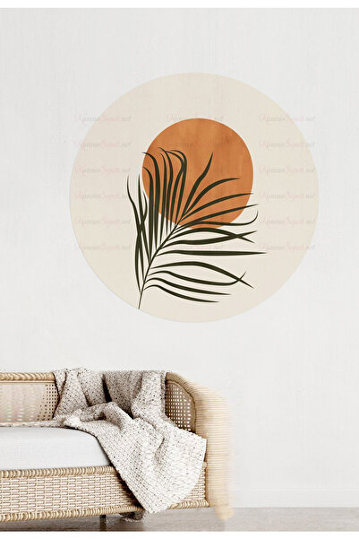 KanvasSepeti ملصق جداري على شكل قماش سميك ذاتي اللصق مزخرف بفن بوهيمي تجريدي