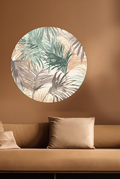 KanvasSepeti ملصق جداري على شكل قماش سميك ذاتي اللصق مزخرف بفن بوهيمي تجريدي