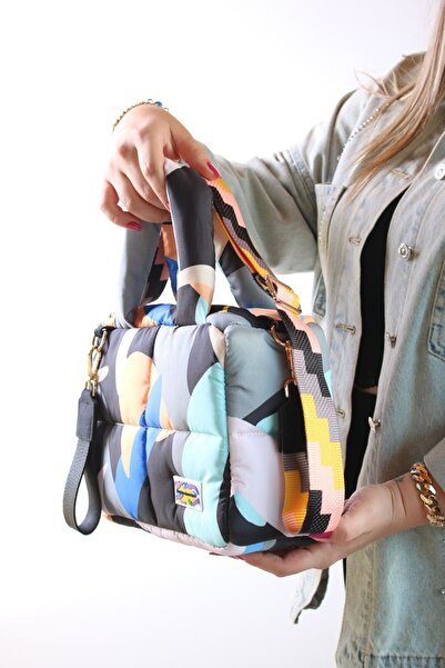 GALB LEATHER Yeni Trend Orta Boy Yumuşak Çok Renkli Kadın Omuz Çantası A Kali...