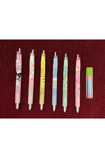 Esmay قلم 0.7 مع 6 أطراف للكورومي والأصدقاء