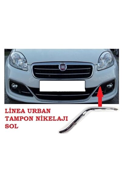 parcafix Fiat Linea Ön Tampon Çıtası Sol Nikelajli 735547971 504586656