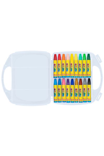 Bigpoint Pastel Paint - 18 Colors, Transparent Set with Bag